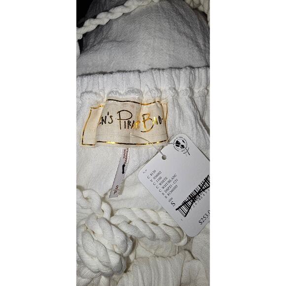 New Free People Jen's Pirate Booty Paraguay Maxi Gown $252 SMALL White Boho - Picture 5 of 5